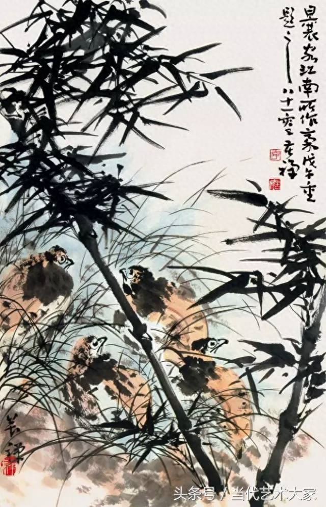 李苦禅国画作品赏析：酣畅淋漓，让人陶醉